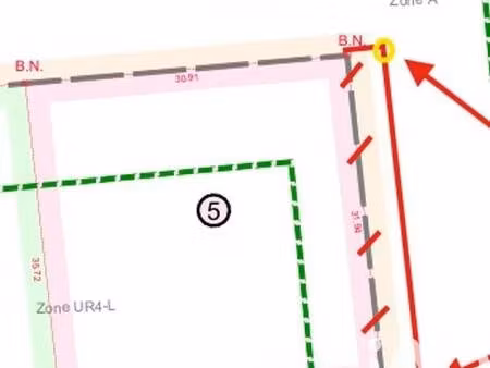 terrain constructible à vendre