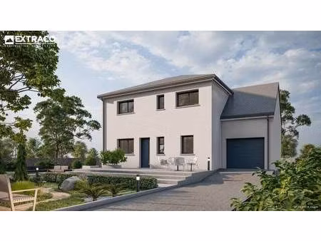 terrain avec maison neuve à vendre