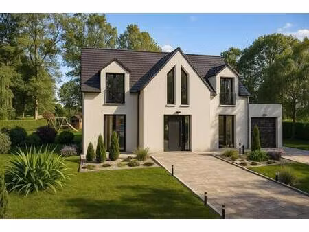 terrain avec maison neuve à vendre