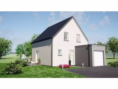 terrain avec maison neuve à vendre