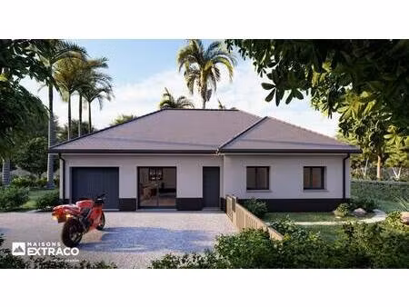 terrain avec maison neuve à vendre