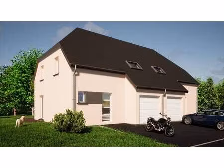 terrain avec maison neuve à vendre