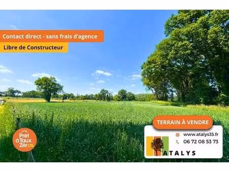 terrain constructible viabilisé à vendre