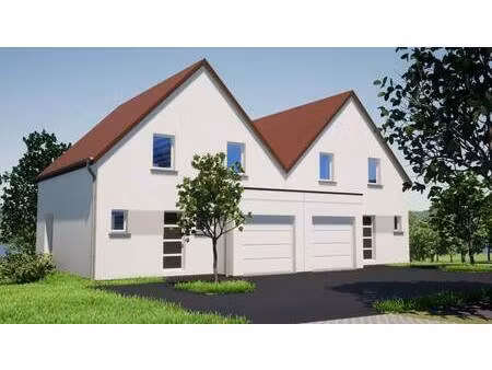 terrain avec maison neuve à vendre