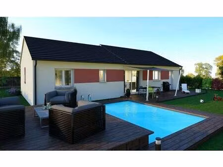 terrain avec maison neuve à vendre