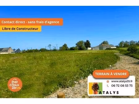 terrain constructible viabilisé à vendre