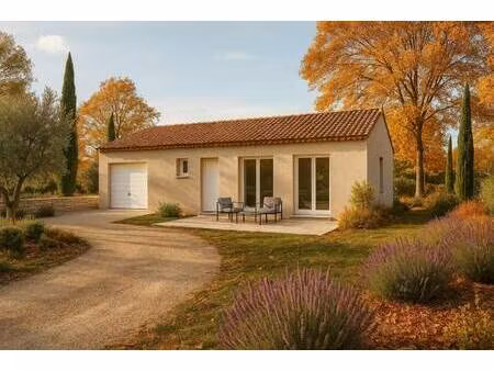 terrain avec maison neuve à vendre