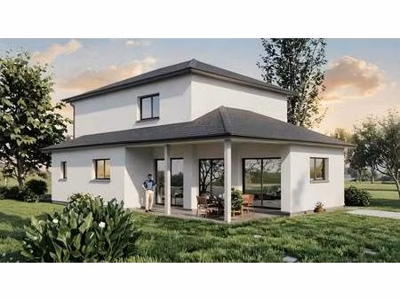 terrain avec maison neuve à vendre