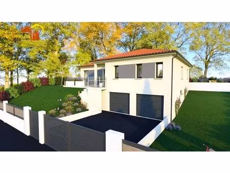 terrain avec maison neuve à vendre