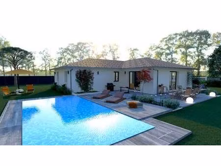 terrain avec maison neuve à vendre