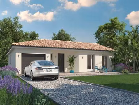 terrain avec maison neuve à vendre