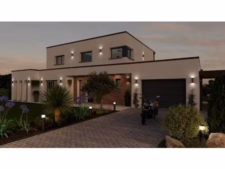 terrain avec maison neuve à vendre