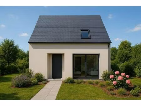 terrain avec maison neuve à vendre