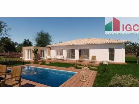 terrain avec maison neuve à vendre