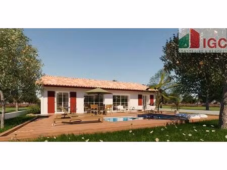 terrain avec maison neuve à vendre