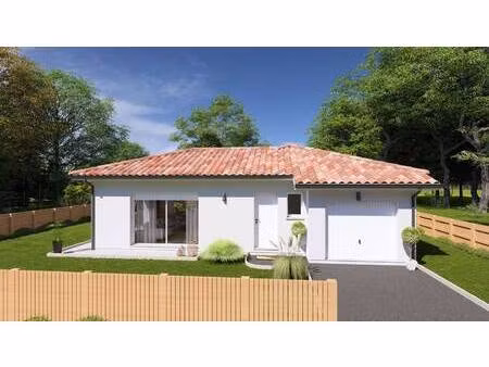 terrain avec maison neuve à vendre