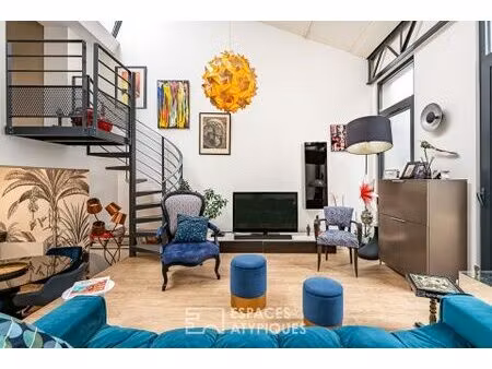 loft familial et son patio à ciel ouvert aux portes de clamart