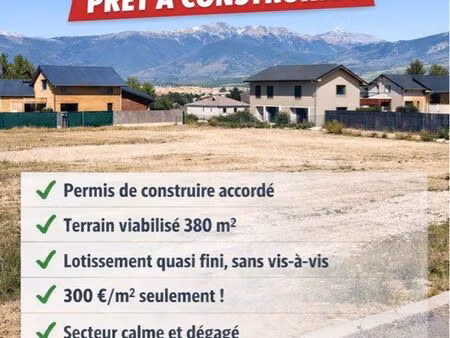 terrain à vendre – égât – 380 m²