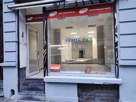 commerce dans un quartier dynamique a schaerbeek