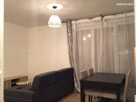 bel appartement t2 meublé – résidence récente  loggia & parking – ligne 14
