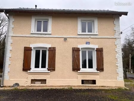 maison garde barrière avec terrain et garage
