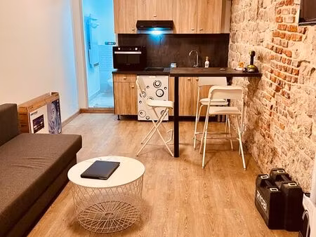 studio meublé 25 m² – plombières-lès-dijon (face au port) – rénové  pierre  parking