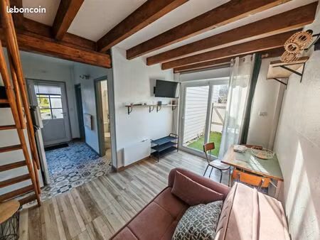 ?️meublé 20m2 + mezzanine 10m2 quartier beaulieu avec terrasse - proche fac et écoles - li