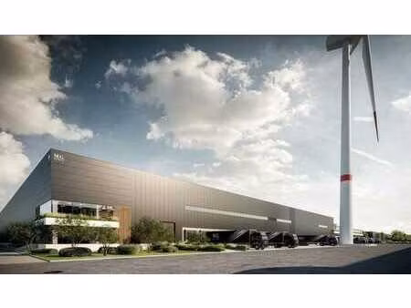 bâtiment d'entreprise sur le nouveau site logistique mg par