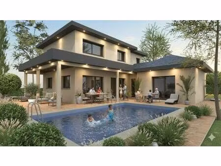 terrain avec maison neuve à vendre