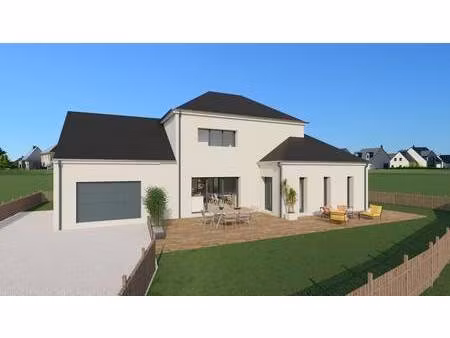 terrain avec maison neuve à vendre