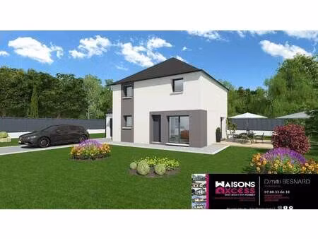 terrain avec maison neuve à vendre