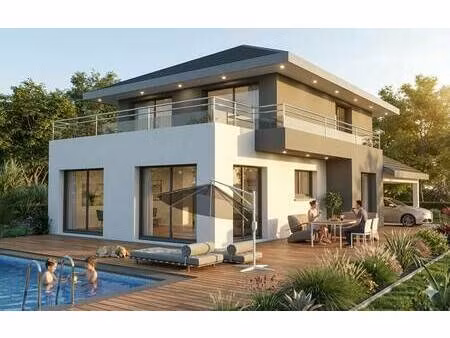 terrain avec maison neuve à vendre