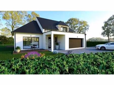 terrain avec maison neuve à vendre