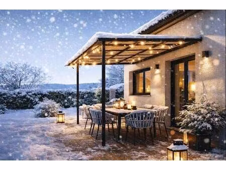 terrain avec maison neuve à vendre