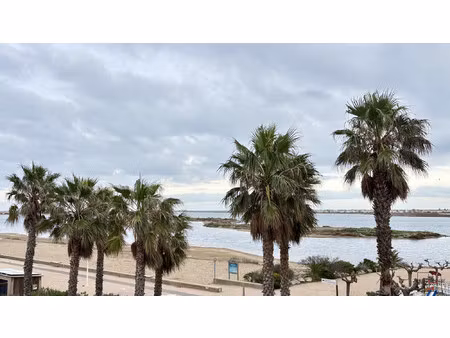 gruissan - rive gauche : vue mer - appartement t2 + cabine + log