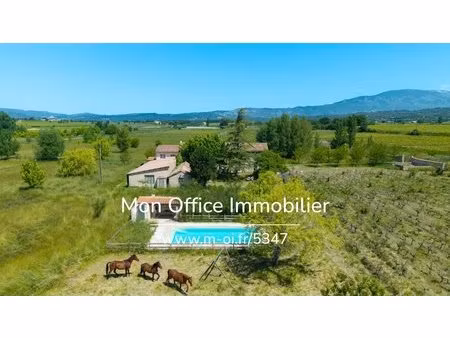 référence : 5347-sjo. - mas en pierre dans le vaucluse (84380)+ maison d'invités  garage  