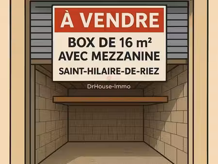 parking/box 16 m² saint hilaire de riez