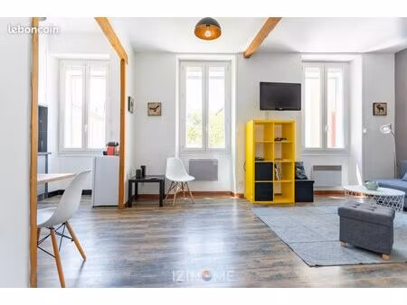 grand t1bis - 37m² - lumineux sur cour - rouet