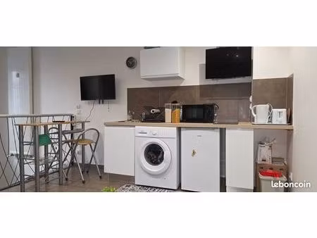 t1 meublé et très clair