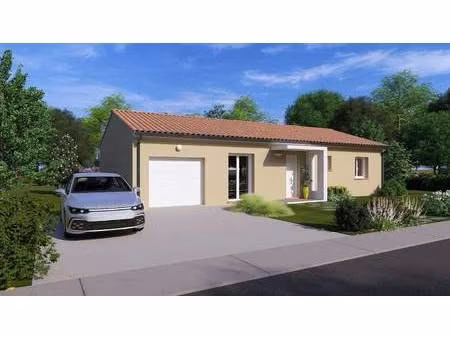 terrain avec maison neuve à vendre