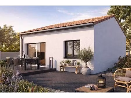 terrain avec maison neuve à vendre