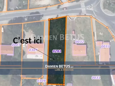en vente terrain constructible 5 58 ares – 110 497 € |la chaize-giraud