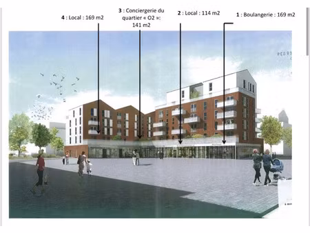 location locaux professionnels 297 m² à neuilly-sur-marne (93330)  68 328 €
