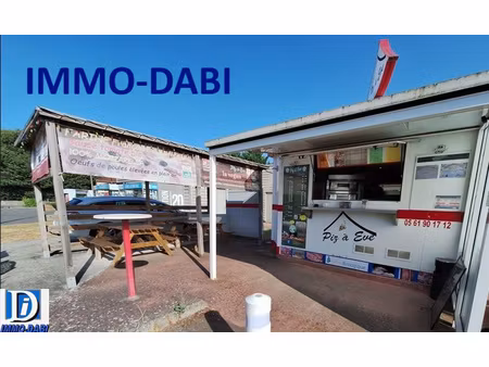 kiosque à pizza - emplacement stratégique