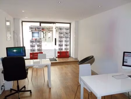 pas de porte boutique rue piétonne