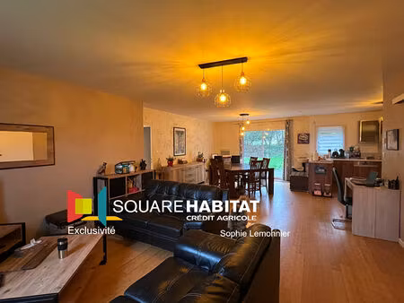 a vendre maison de plain-pied de 108 m²  4 chambres sur un terrain de plus de 800 m².