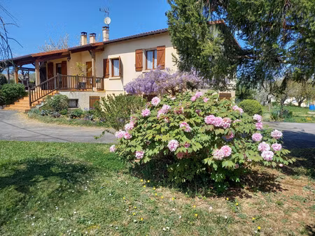 maison à vendre 8 pièces; grand sous-sol  piscine sur terrain de 1500 m² située au sud d'a