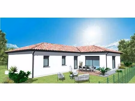 terrain avec maison neuve à vendre