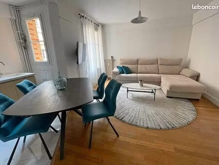 appartement 2 pièces 38 m² meublé