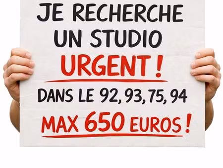 je recherche un studio